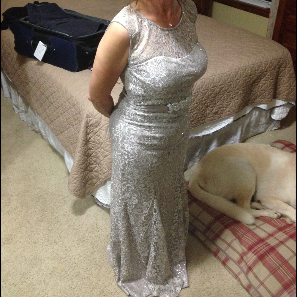 Beautiful evening gown, mother of the bride dress
